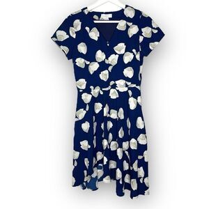 Paper Dolls Blue White Floral Dress Women’s Size Medium